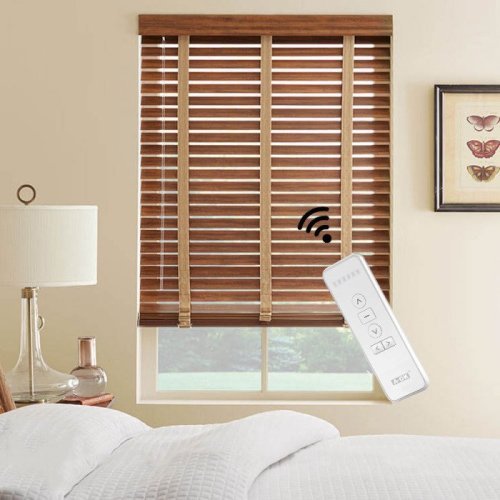 Rèm sáo gỗ tự động