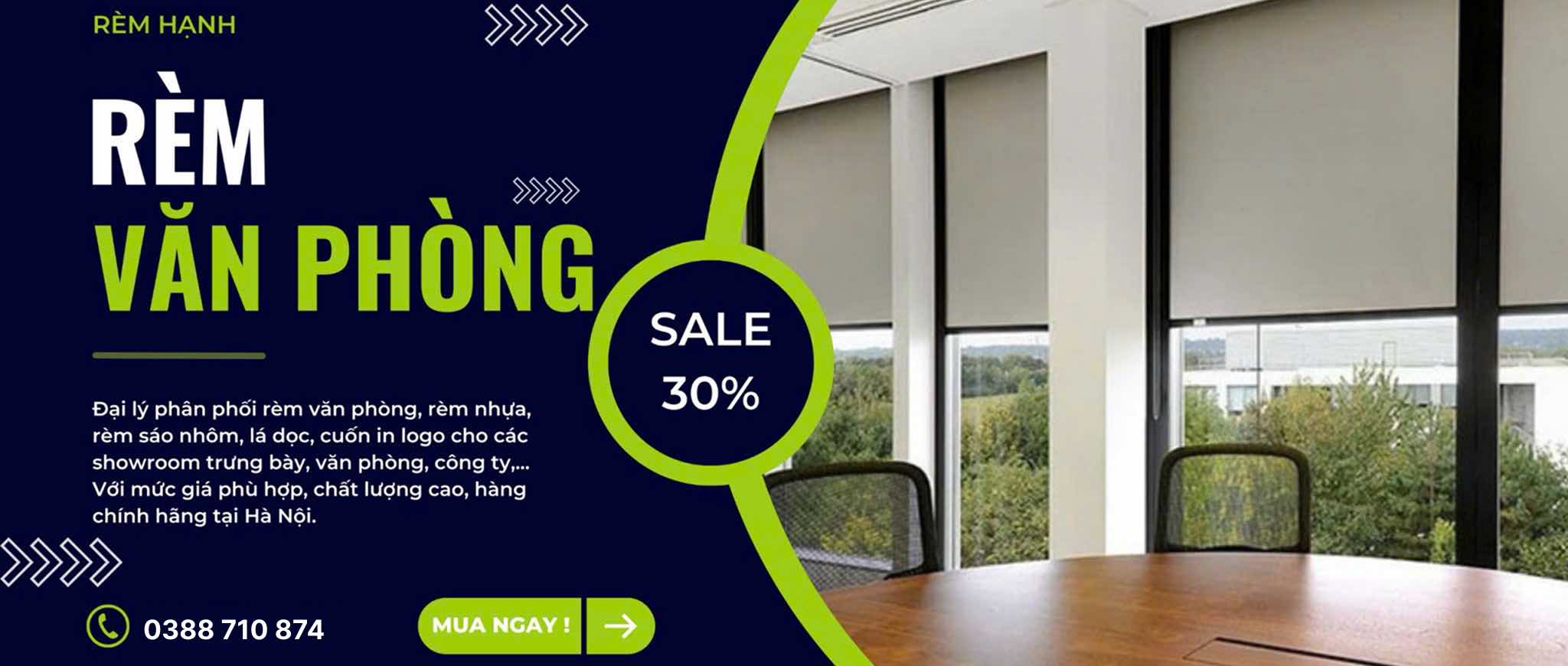 Banner rèm văn phòng