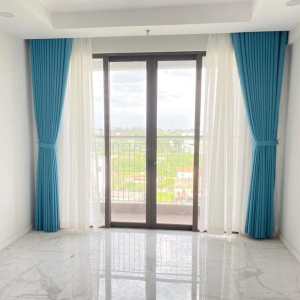 Rèm vải thô mịn cản nắng đẹp giá rẻ mã BYG09-03