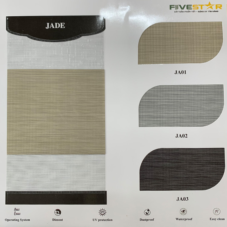 Rèm cầu vồng chống nắng hãng FIVESTAR – Mã JADE