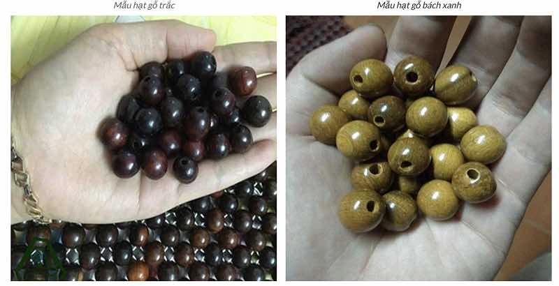 Rèm hạt gỗ che bàn thờ mã HGBM70