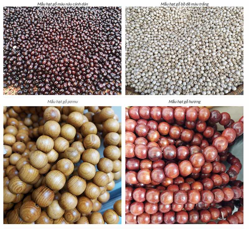 Rèm hạt gỗ che bàn thờ mã HGBM70