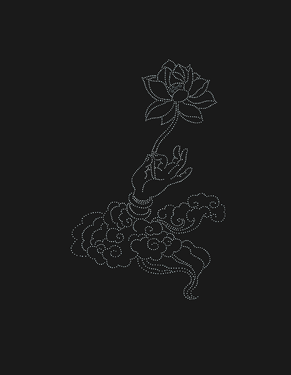 Rèm che bàn thờ khắc laser họa tiết hoa sen hãng Fivestar mã FLZ032