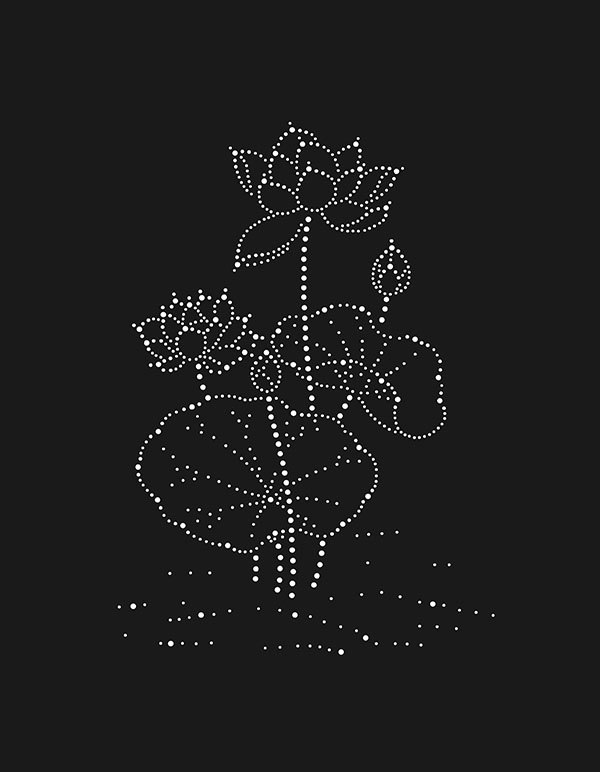 Rèm che bàn thờ khắc laser họa tiết hoa sen hãng Fivestar mã FLZ028