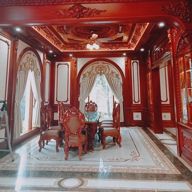 Rèm vải cửa chính đẹp cản nắng tốt cho cửa vòm