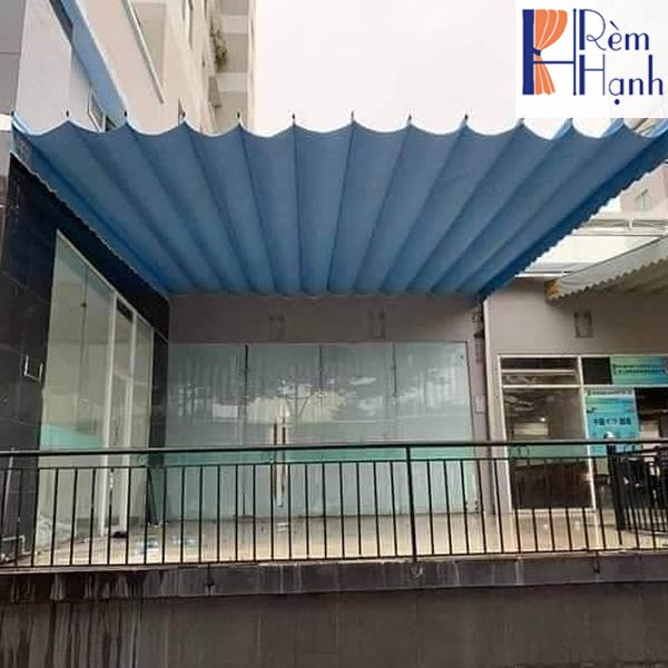 Bạt mái xếp lớp che nắng ngoài trời mã BT10