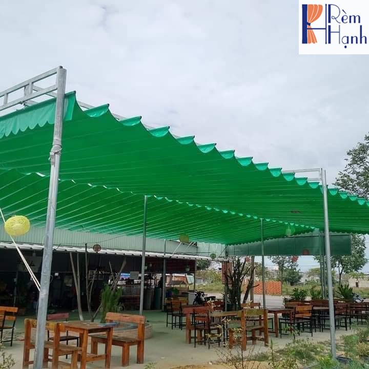 Bạt mái xếp lớp che nắng mưa mái kính mã BT09