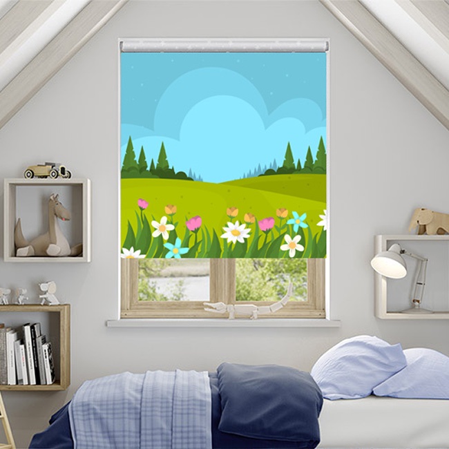 Rèm tranh đẹp cho phòng trẻ em mã BMT35