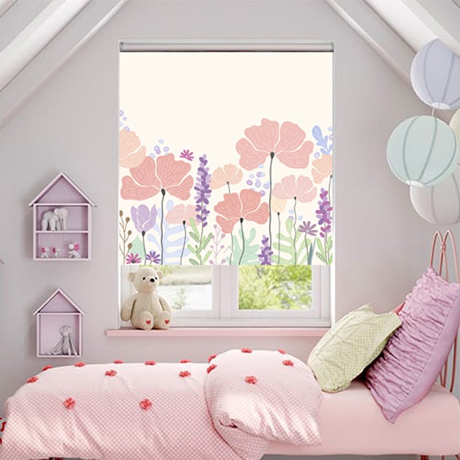 Rèm in tranh đẹp cho phòng của bé mã BMT32