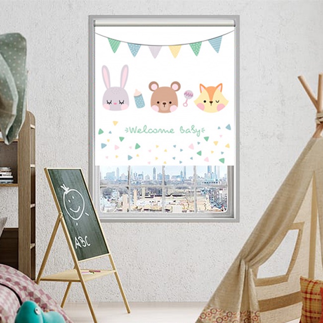 Rèm tranh 3D phòng trẻ em mã BMT10