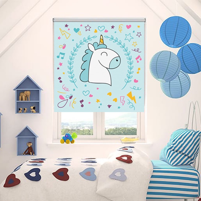 Rèm in tranh phòng trẻ em mã BMT08