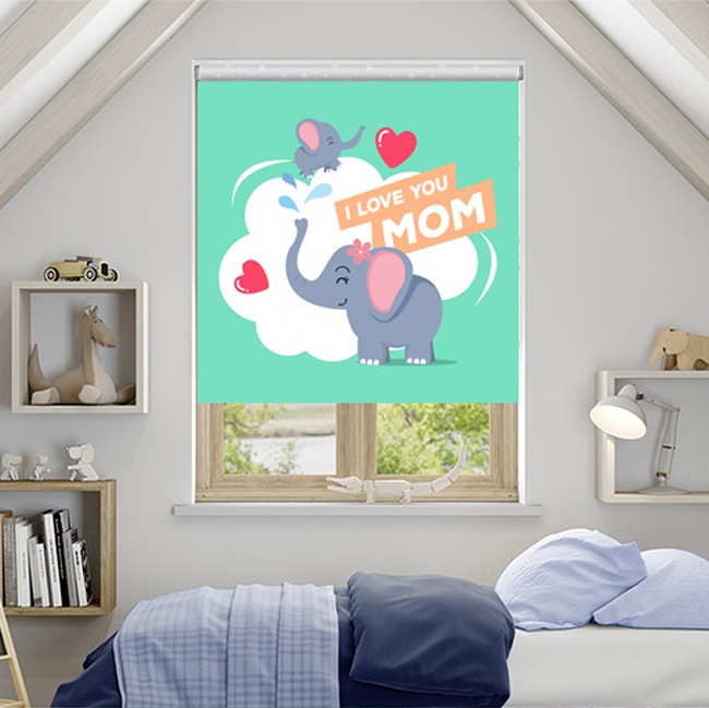 Rèm in tranh đẹp cho phòng trẻ em mã BMT07