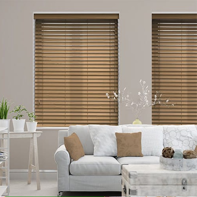 Rèm nhựa PVC giả gỗ giá rẻ hãng Pilano PVC-009