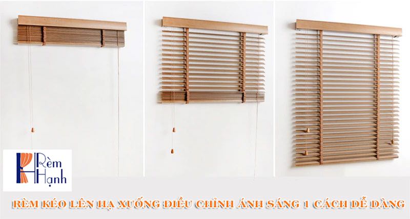 99+ Mẫu rèm gỗ phòng ngủ đẹp cản nắng tốt