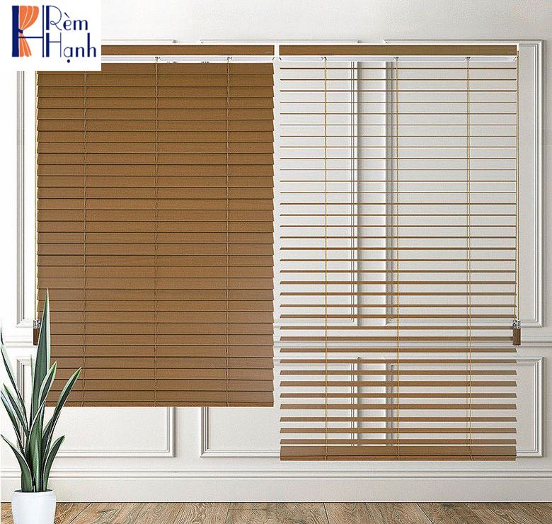 Mẫu rèm gỗ Basswood hệ 1 dây hãng Modero