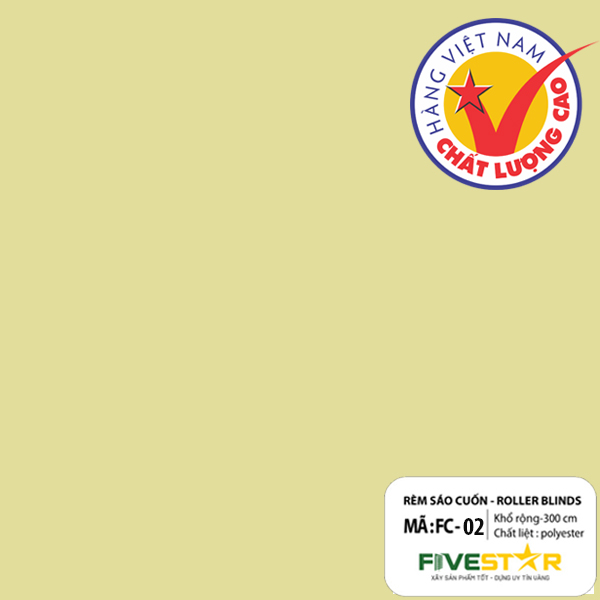 Rèm cuốn cản nắng 100% hãng FIVESTAR mã FC02