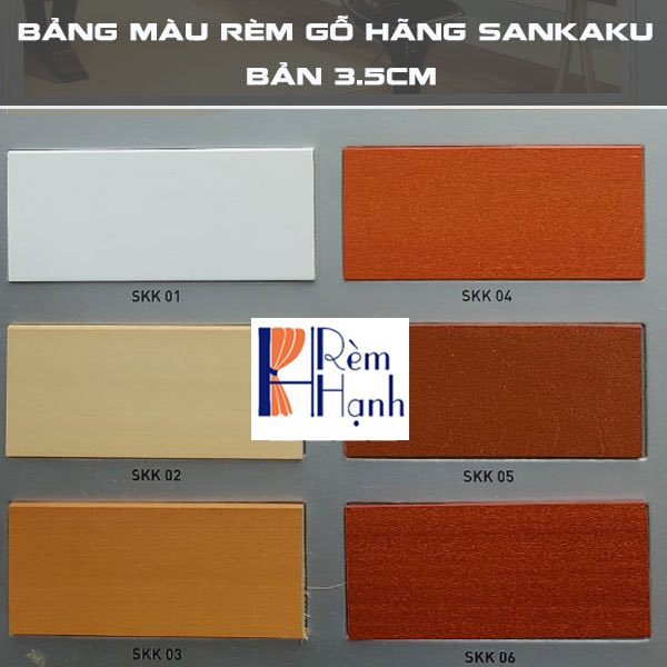 Rèm gỗ bách chống nắng cửa sổ hãng Gracehome Mã MSJ071