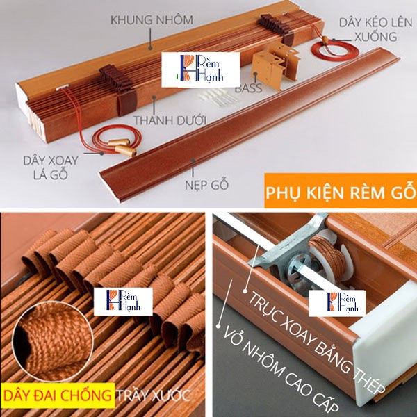 Rèm gỗ tượng Gracehome Mã MSJ193