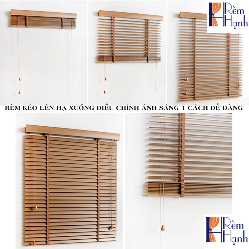 Rèm nhựa PVC giả gỗ Pilano mã PVC-006