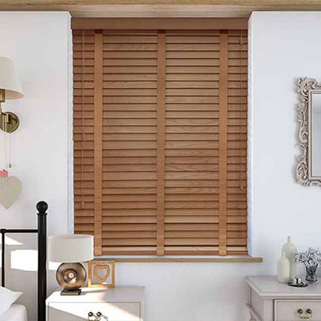 Rèm gỗ tùng trắng Gracehome Mã MSJ184