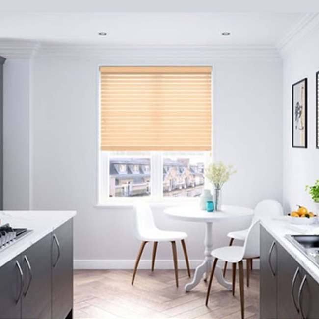 Rèm gỗ tùng trắng cản nắng hãng Gracehome Mã MSJ181