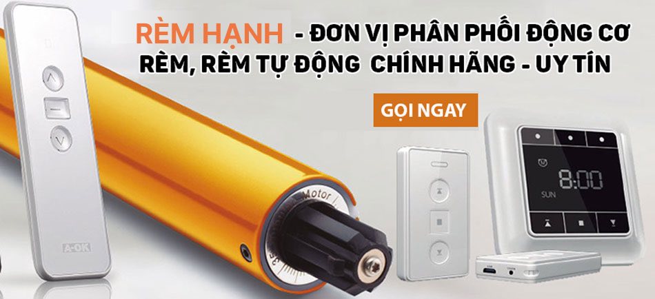 Rèm vải thông minh tích hợp động cơ rèm hãng Novo mã N18 Wifi
