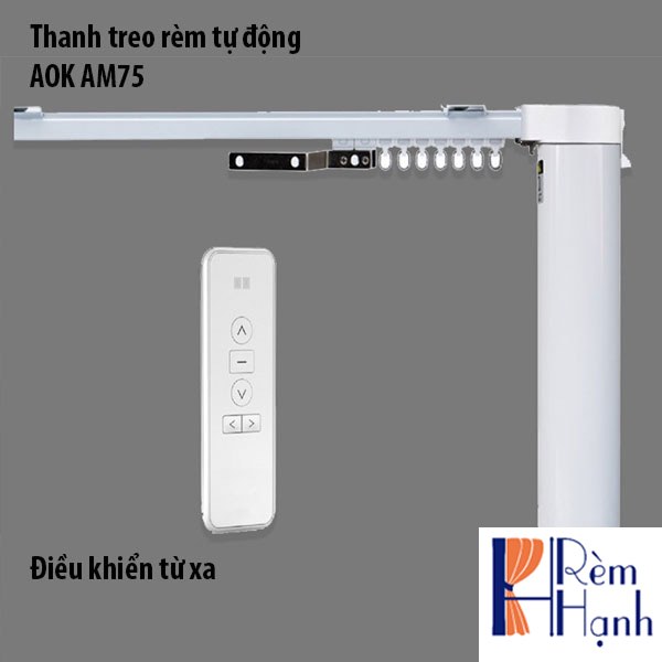 Rèm Vải Tự Động với động cơ rèm hãng AOK mã AM75