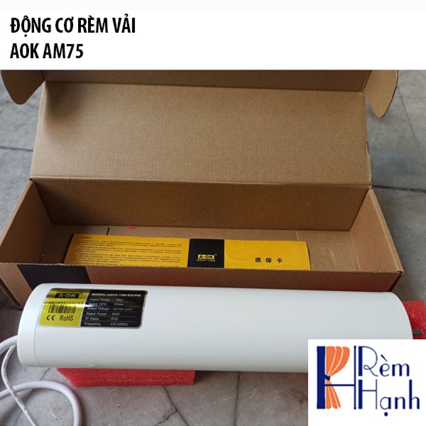 Rèm Vải Tự Động với động cơ rèm hãng AOK mã AM75