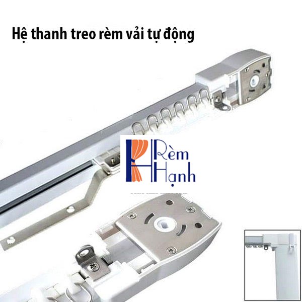 Rèm vải tự động với động cơ rèm cao cấp hãng Somfy mã Irismo Plus 50 RTS
