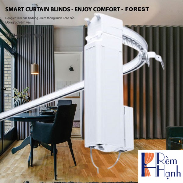 Động cơ rèm vải tự động cao cấp nhập khẩu Hà Lan mã Forest Shuttle L