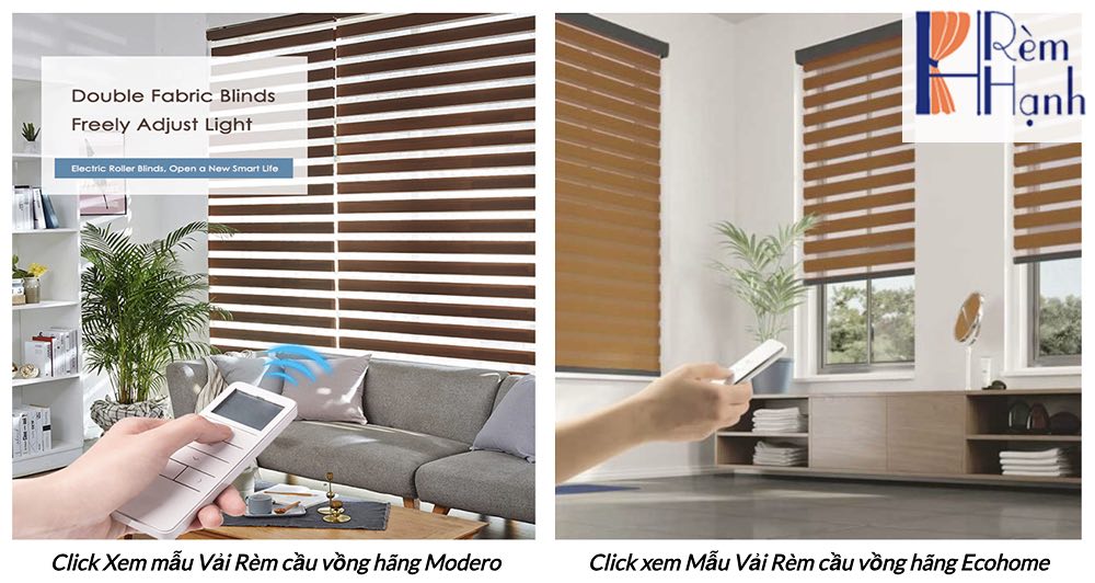 Rèm cầu vồng thông minh với motor rèm AOK AM35