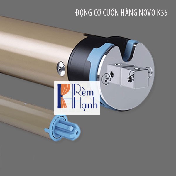 Rèm cầu vồng kéo tự động với motor kéo rèm Novo K35 Wifi