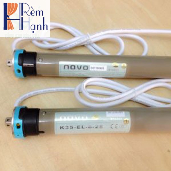 Rèm cầu vồng kéo tự động với motor kéo rèm Novo K35 Wifi