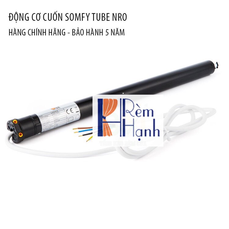 Rèm cầu vồng thông minh với động cơ rèm hãng Somfy mã TUBE NRO