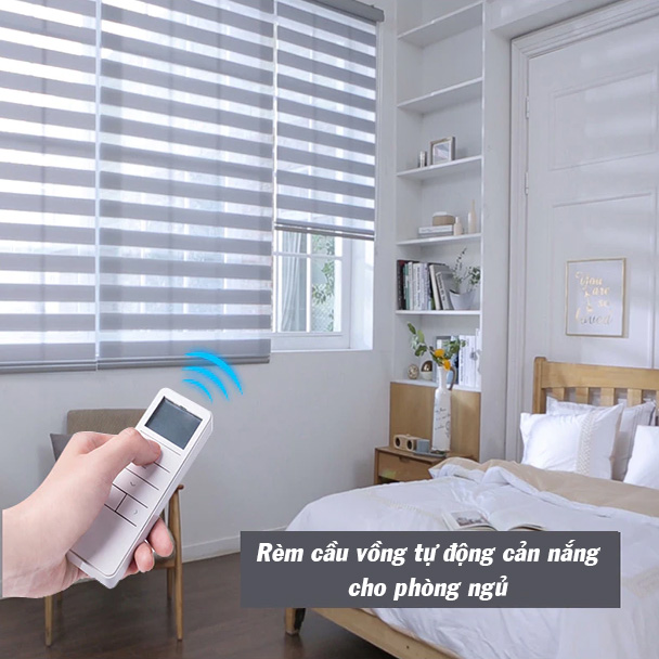 Rèm cầu vồng thông minh cao cấp với động cơ rèm tự động FOREST 6/20