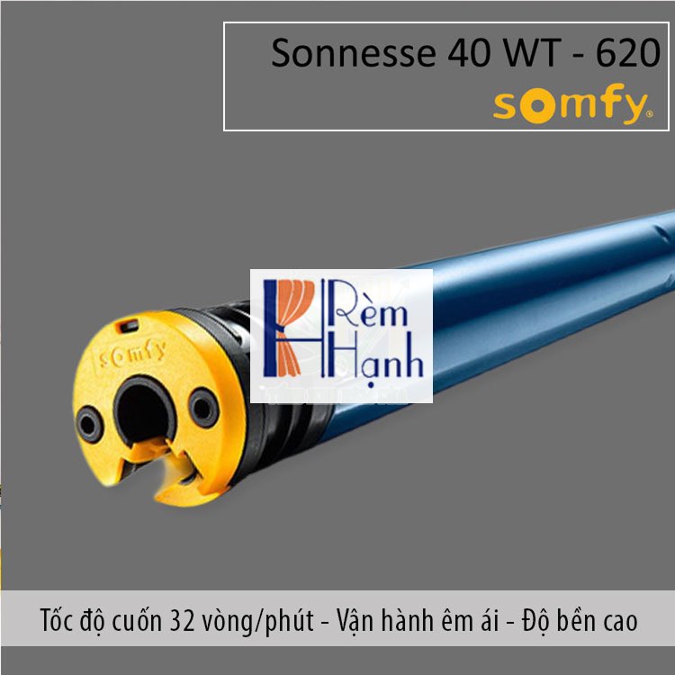Motor rèm cửa cầu vồng tự động Somfy SONESSE 40 WT-6/20