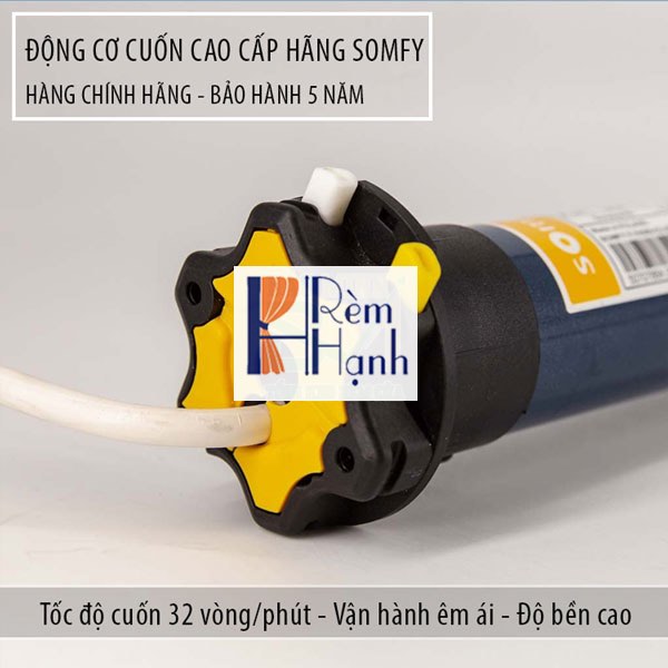 Motor rèm cửa cầu vồng tự động Somfy SONESSE 40 WT-6/20