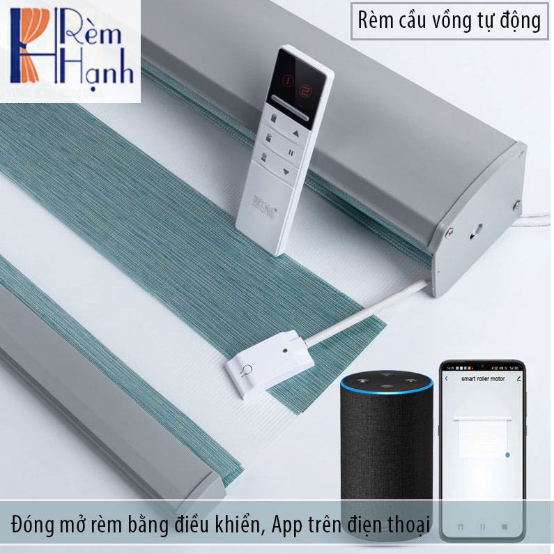 Rèm cầu vồng tự động tích hợp động cơ hãng Autotec AT35 WIFI