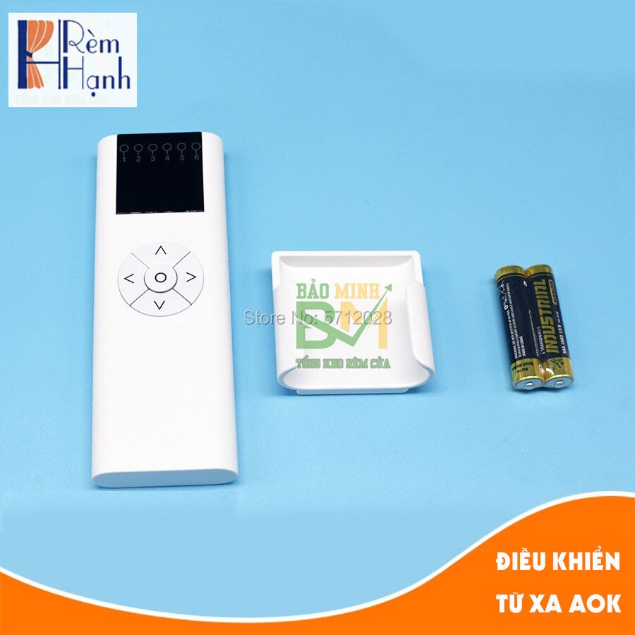 Rèm gỗ thông minh với motor rèm AOK AM35