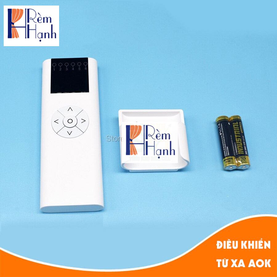 Rèm gỗ thông minh với motor rèm AOK AM35