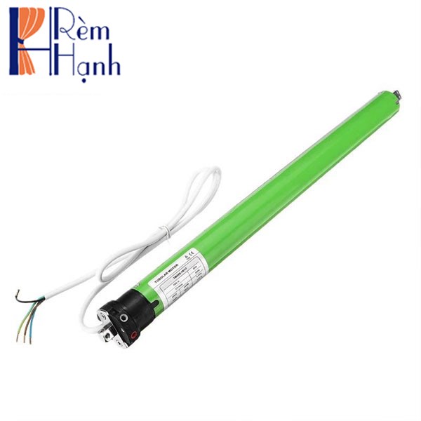 Rèm cửa gỗ tự cuốn với động cơ rèm hãng Dooya DM25TE/L-1.5