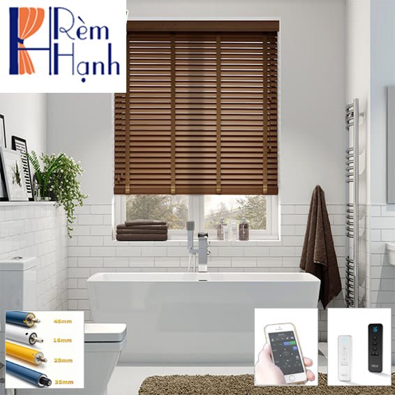 Mô tơ kéo rèm nhãn hiệu FAMAX dùng cho Rèm cửa gỗ tự động