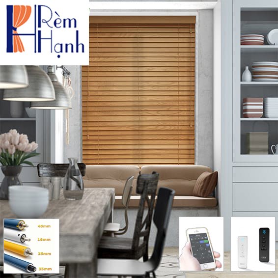 Motor rèm cửa gỗ tự động nhãn hiệu Keco K45