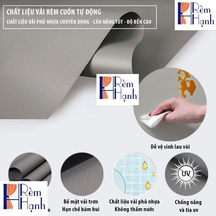 Rèm cuốn điều khiển từ xa tích hợp Motor rèm AOK AM25 PIN