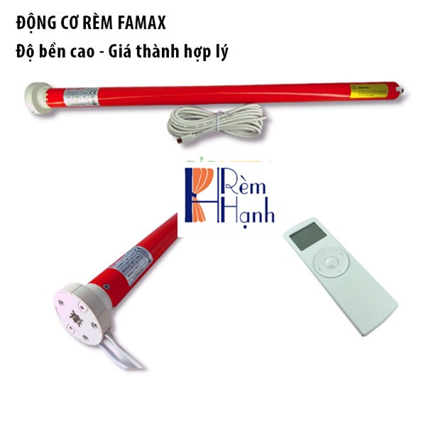 Mô tơ kéo rèm hãng FAMAX dùng cho Rèm cuốn tự động