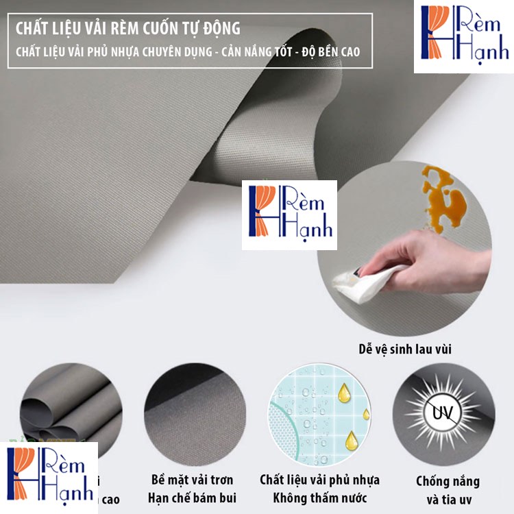 Rèm cuốn tự động tích hợp động cơ rèm cửa cao cấp FOREST 6/20SQ