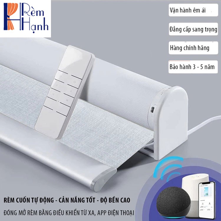 Rèm cuốn tự động tích hợp motor rèm Novo K35 Wifi