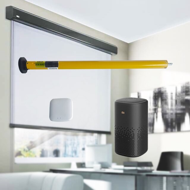 Rèm cuốn điều khiển từ xa tích hợp động cơ rèm AOK AM25