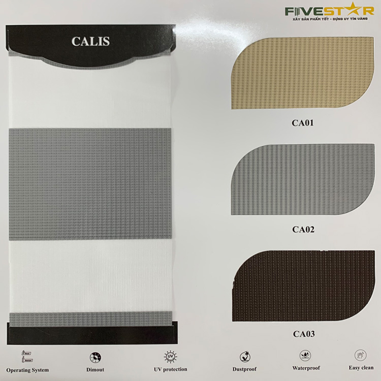 Rèm cầu vồng cản sáng hãng FIVESTAR – Mã CA