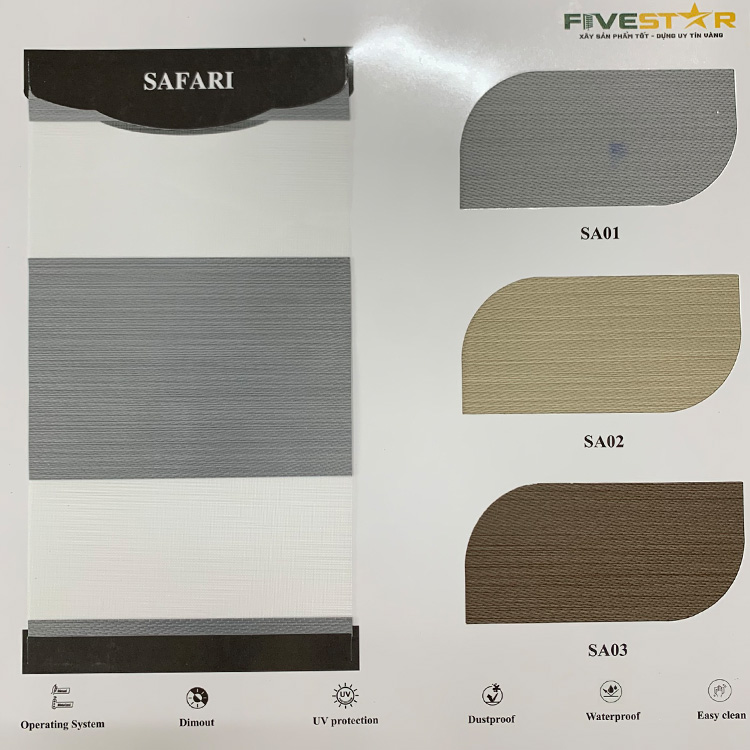 Rèm cầu vồng chống nắng hãng FIVESTAR – Mã MOLLY